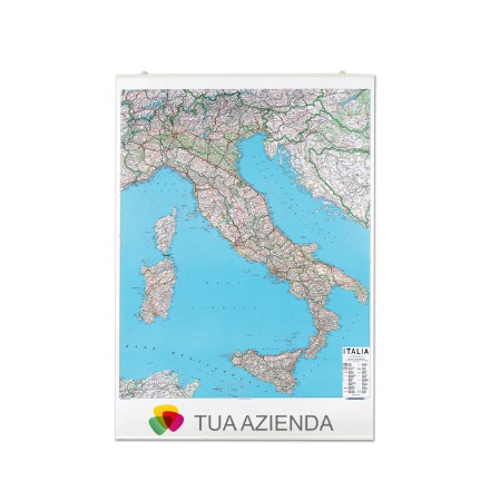 Cartina Geografica italia stampata