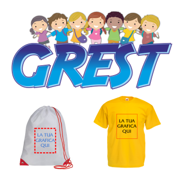 grest stampa magliette e cappellini